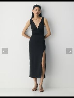 dark blue tube dress Buy Blue Tube Dress with Cutout main image 1